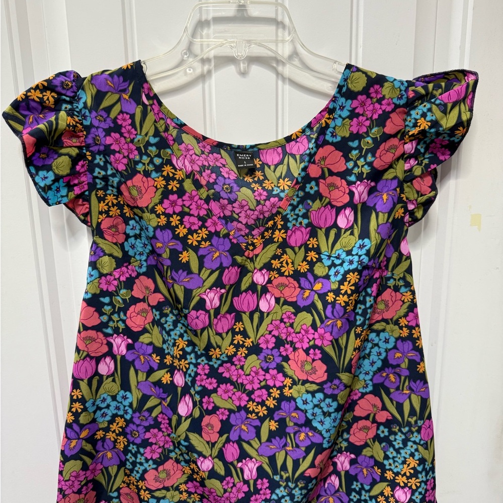 Floral Women's Blouse - Multicolor